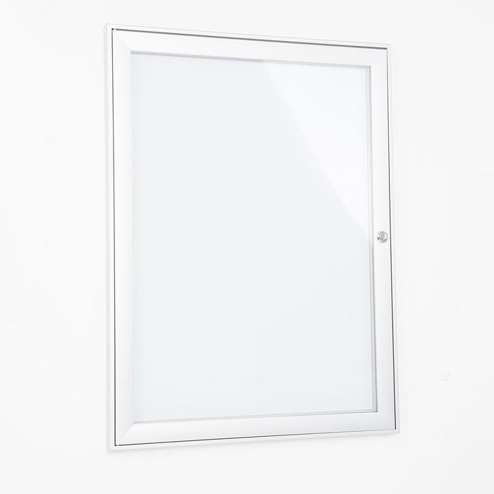 Bacheca con Apertura a Battente 52,1x69,6x2,3 cm in Alluminio Silver