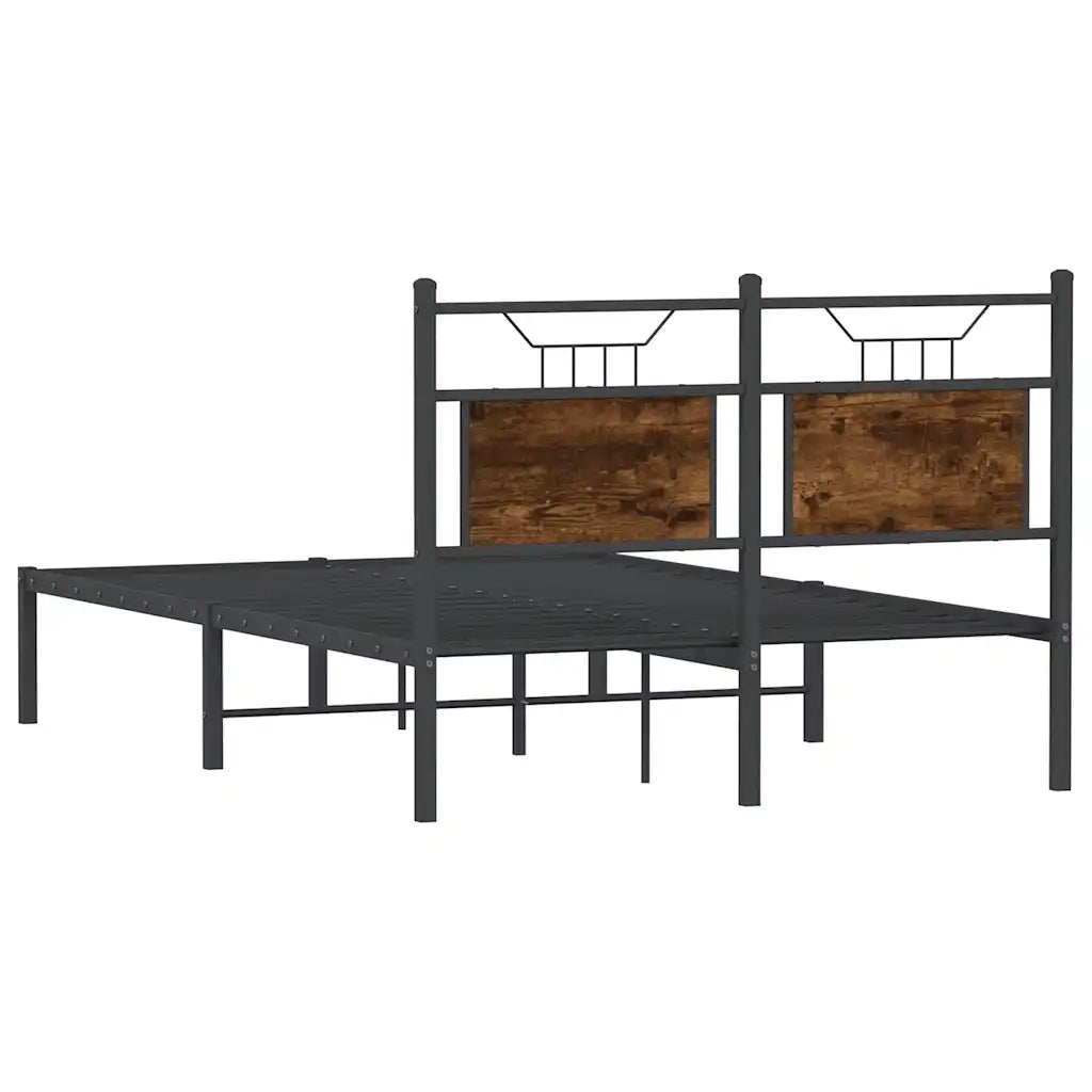 Giroletto senza Materasso Rovere Fumo 120x190 cm in Truciolato