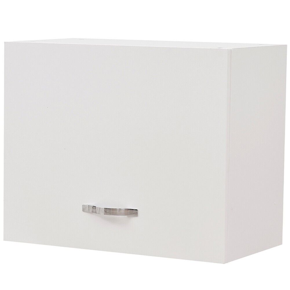 Pensile da Cucina Ribaltabile Muro Armadio Sospeso Parete Colore Bianco