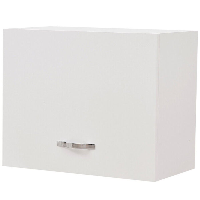 Pensile da Cucina Ribaltabile Muro Armadio Sospeso Parete Colore Bianco