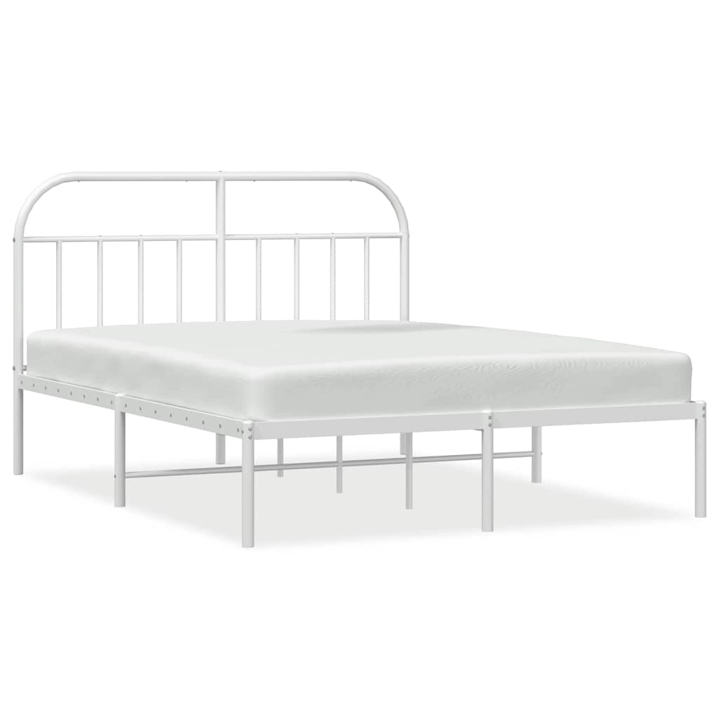 Giroletto con Testiera Metallo Bianco 183x213 cmcod mxl 81513