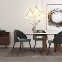 Lampadario Lampada Sospensione Piramide 25cm Design Moderno Paralume Bianco