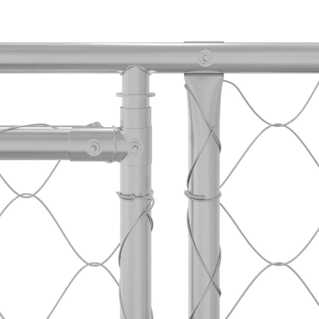 Gabbia per cani Argento 800 x 200 x 200 cm Acciaio zincato 3368313