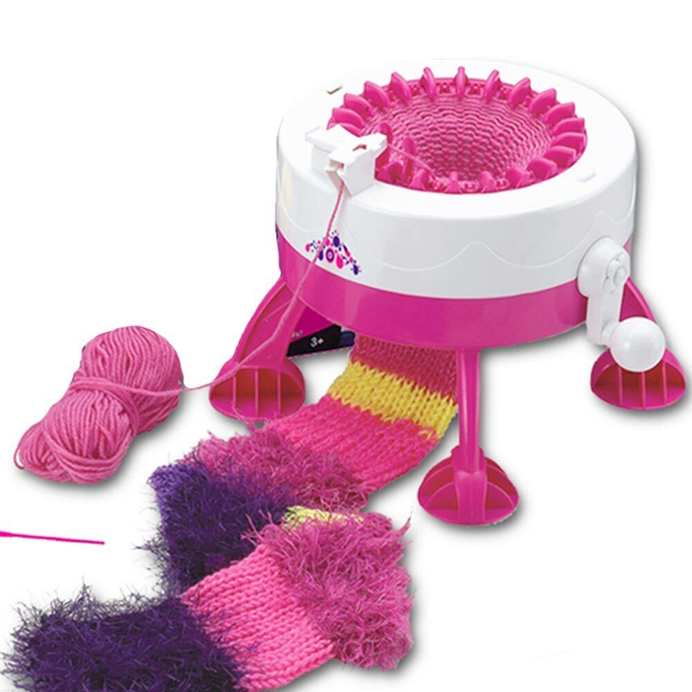 Maglieria Magica con Telaio e 2 Gomitoli Lana e Accessori Giocattolo Bambina