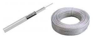 CAVO TV SATELLITE 0,81 ohm75 MM. 5 confezione da METRI LINEARI 100