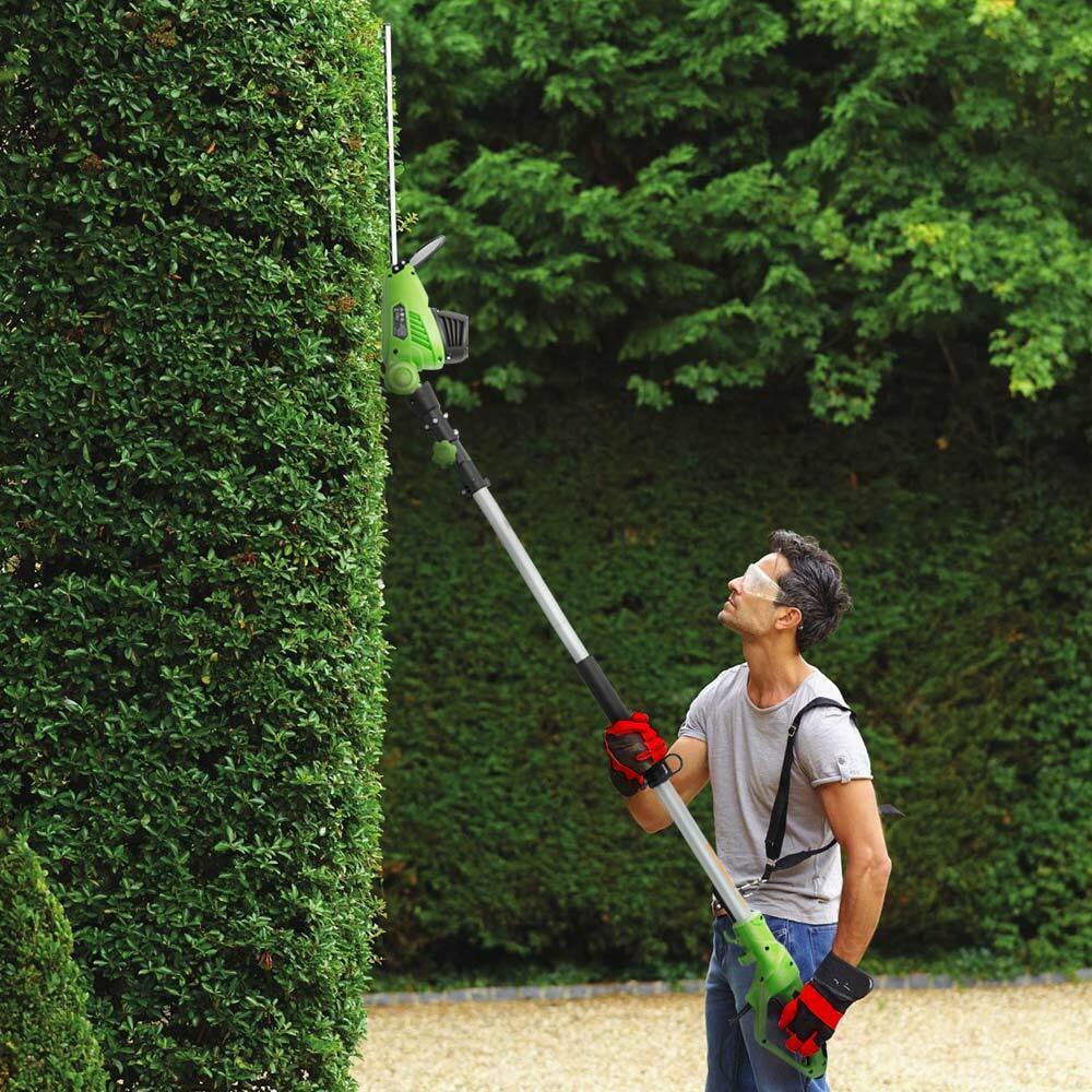 Tagliasiepi Telescopico Elettrico 460W Estensibile Sega Tagliabordi Tosasiepi