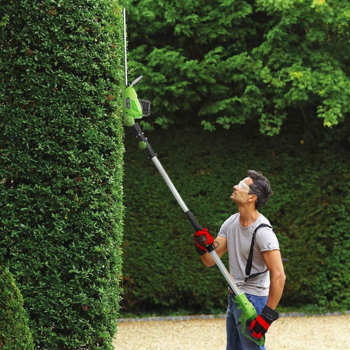 Tagliasiepi Telescopico Elettrico 460W Estensibile Sega Tagliabordi Tosasiepi