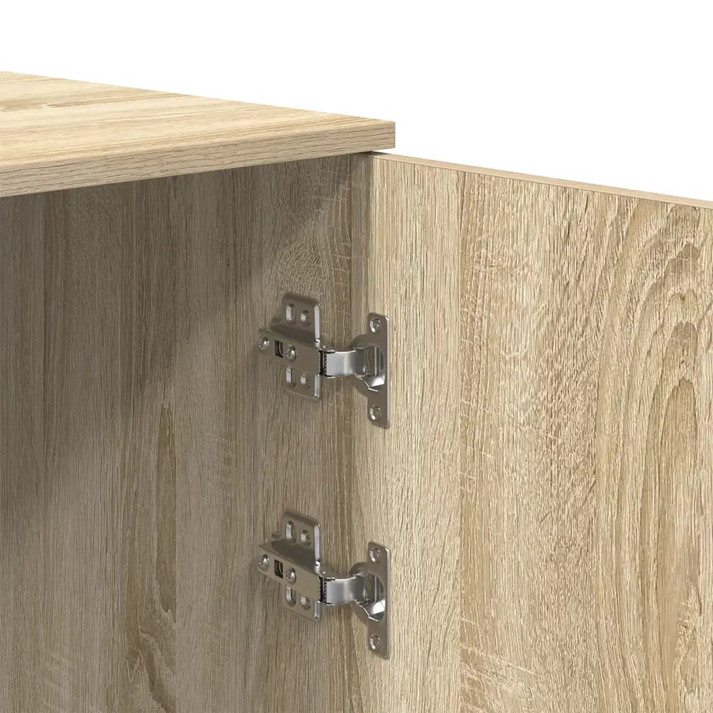 vidaXL Mobile Portaoggetti Rovere Sonoma 50x45x103,5 cm in Truciolato
