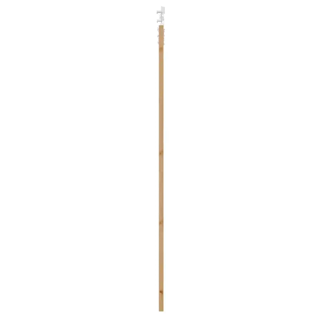 Porta Scorrevole Marrone 93 x 232 cm Legno e metallo 3332263