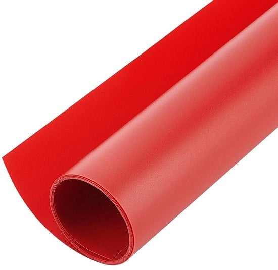 Telaio per Fotografia a Doppia Faccia - 100x40cm PVC - Rosso - Vinile Opaco - 0,4mm Spessore - Adatto per Video e Fotografia - Telaio di Sfondo