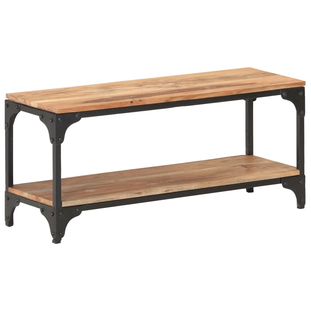 Tavolino da Salotto 90x30x40 cm in Legno Massello di Acacia 320260