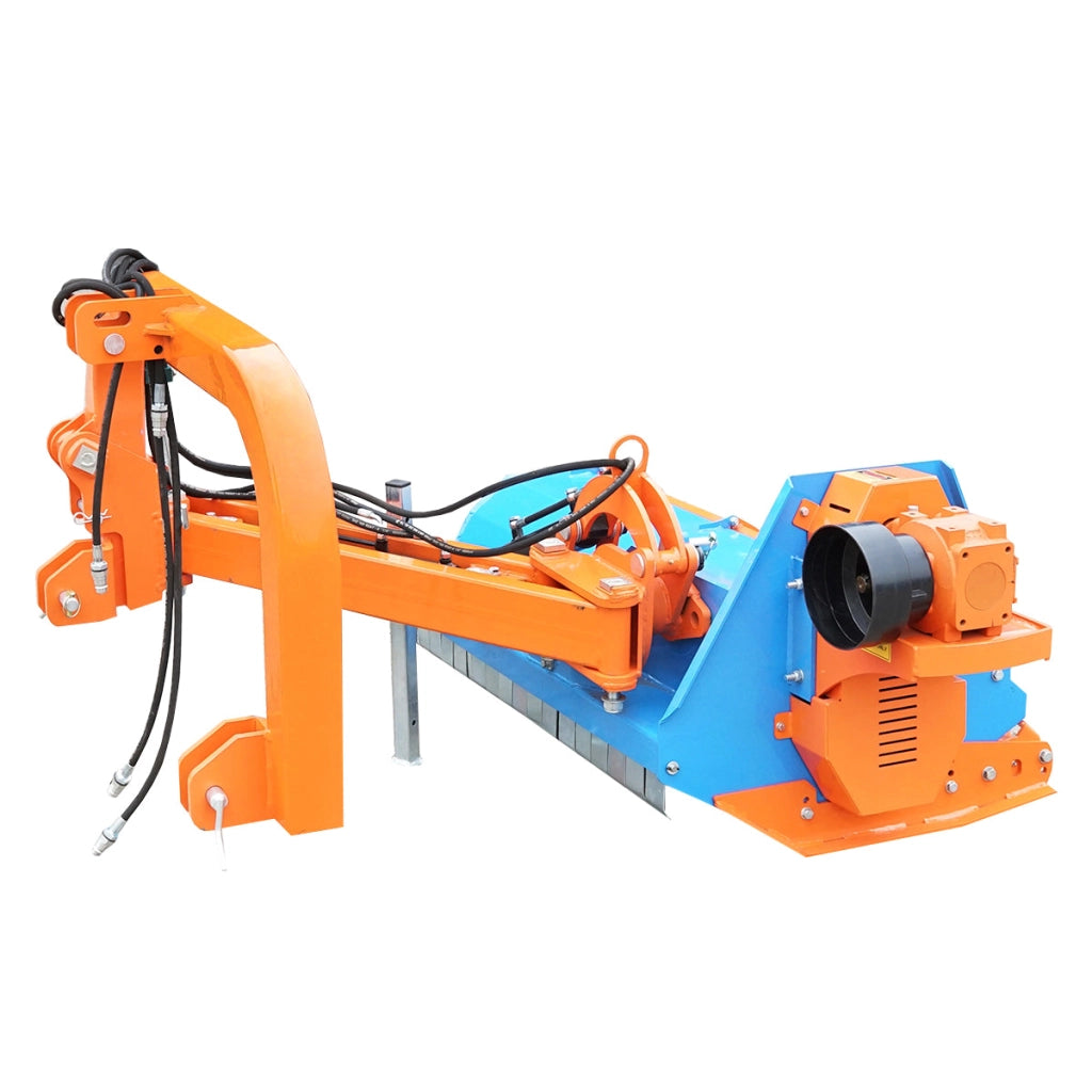 Trincia BCR140 Trincia argini laterale per trattore, larghezza di lavoro 1380 mm, adatta per trattori da 40-70 CV, peso 495 kg – Breckner Germany