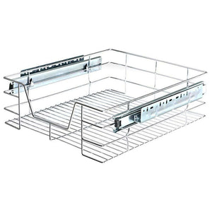 Set 2 Cassetti Cassetto Telescopico Cucina 60cm Cestello Estraibile Salvaspazio
