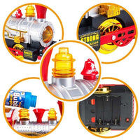 Trenino Locomotiva Spara Bolle Sapone Giocattolo Bambini Luci Suoni a Batteria