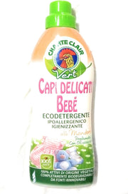 CHANTECLAIR VERT CAPI DELICATI BEBE DA 21LAVAGGI FRAGRANZA MANDORLA 750 ML