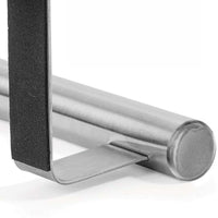 Porta Asciugamani Strofinacci In Acciaio 36cm per Ante Porte Con Aggancio Rapido