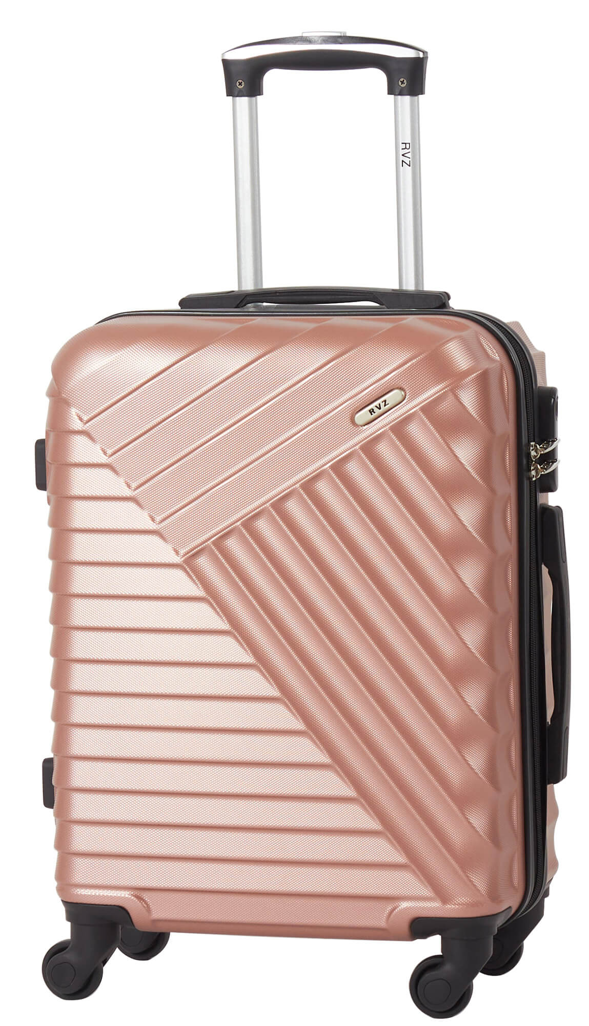 Trolley Valigia Bagaglio a Mano Rigido in ABS 4 Ruote  Ravizzoni Mojito Golden Rose