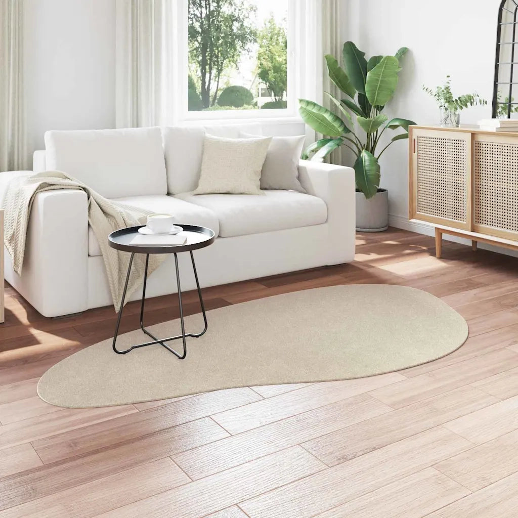 Tappeti per area HUARTE Beige 100 x 200 cm Poliestere 4103762