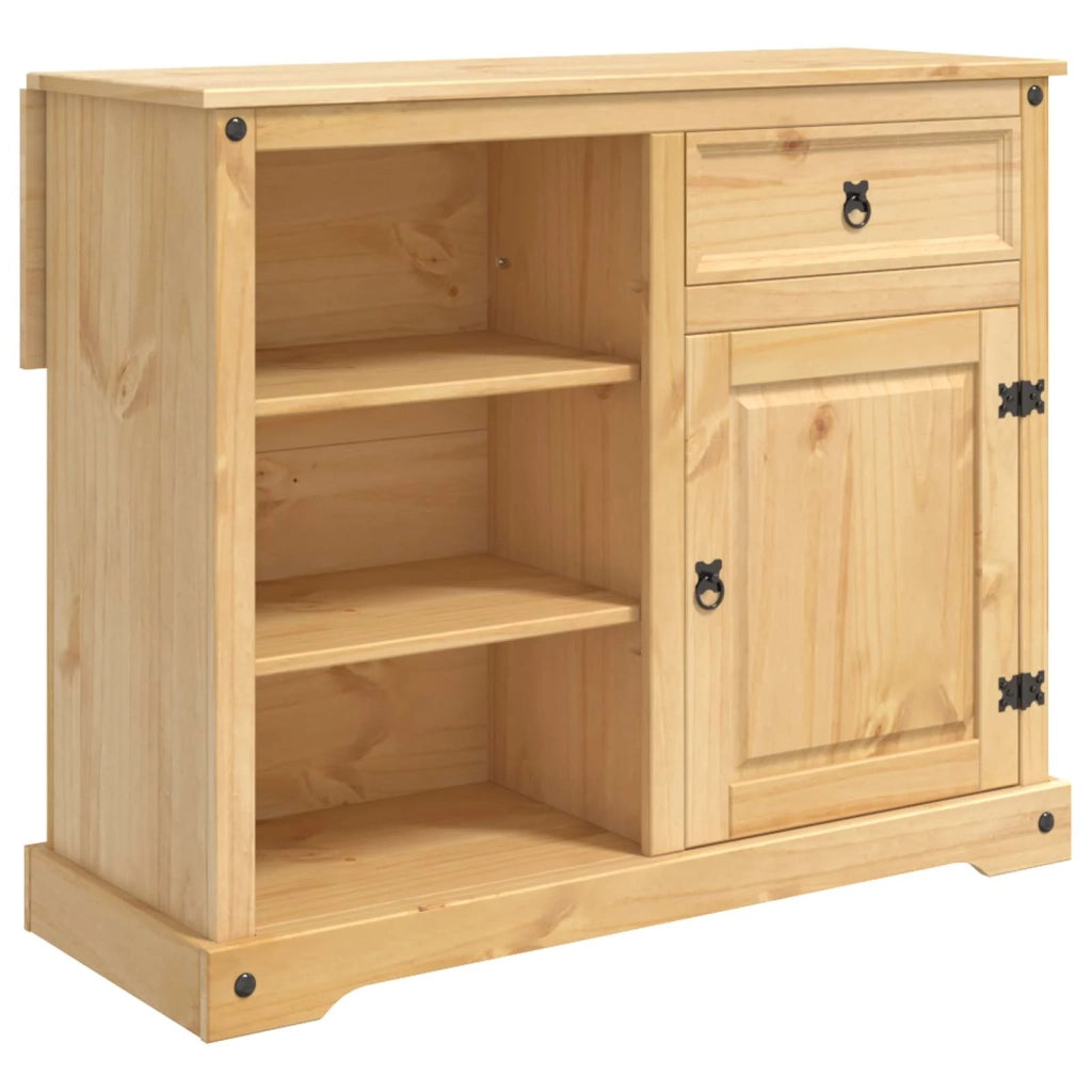Carrello da Cucina 2 pcs Cera di Miele 112 x 70 x 91,5 cm 3425386