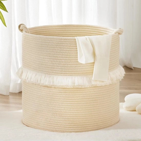 Grande Telaio di Rete per Conservazione per Giardino per Bambini - Conservazione per Giochi e Abbigliamento - Vasca da Bagno Boho per Salotto - 157"x16.9