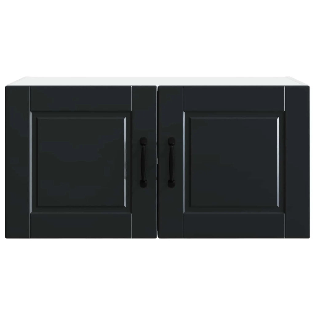 Armadietto a muro PORTO Nero 80 x 31 x 40 cm Legno multistrato