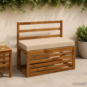 Cuscini per Panchina a 2 Pezzi SOEST 2 pz 100% Poliestere Crema 949567