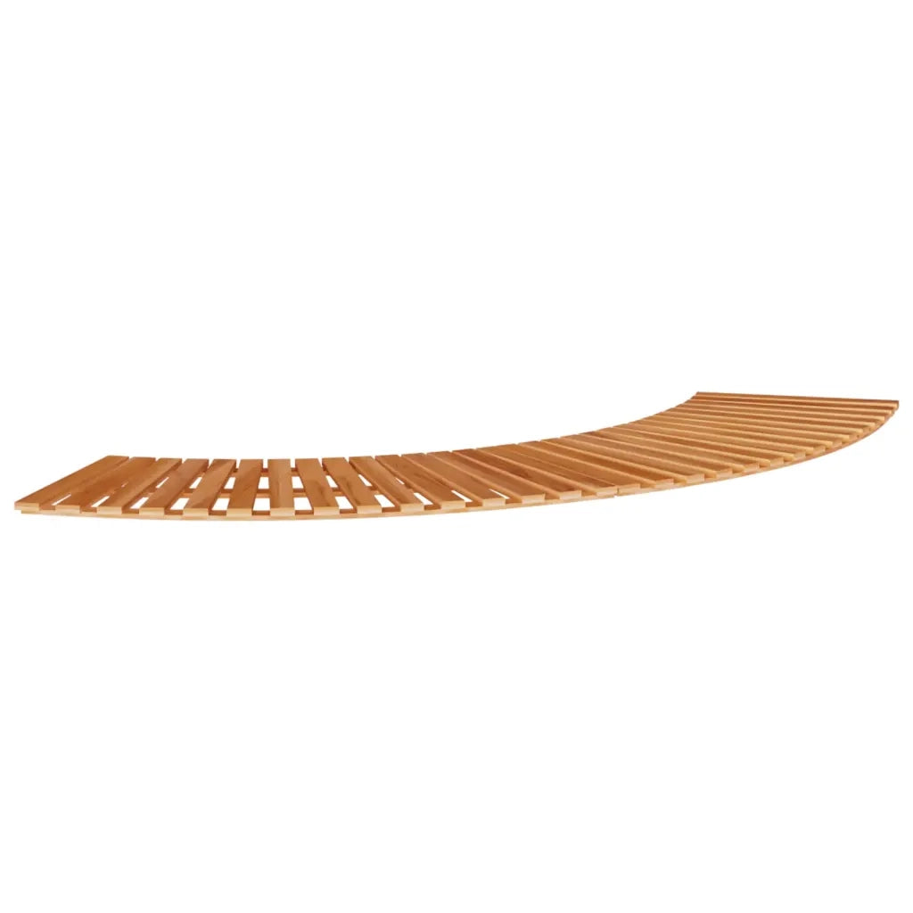Bordo per Spa Nero in Polyrattan e Legno Massello di Acacia 3270644