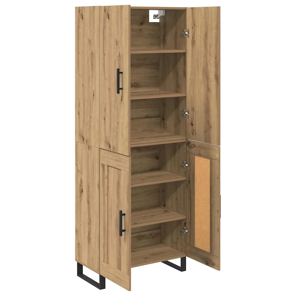 Credenza 2 pcs Rovere artigianale 69,5 x 34 x 180 cm 3416038