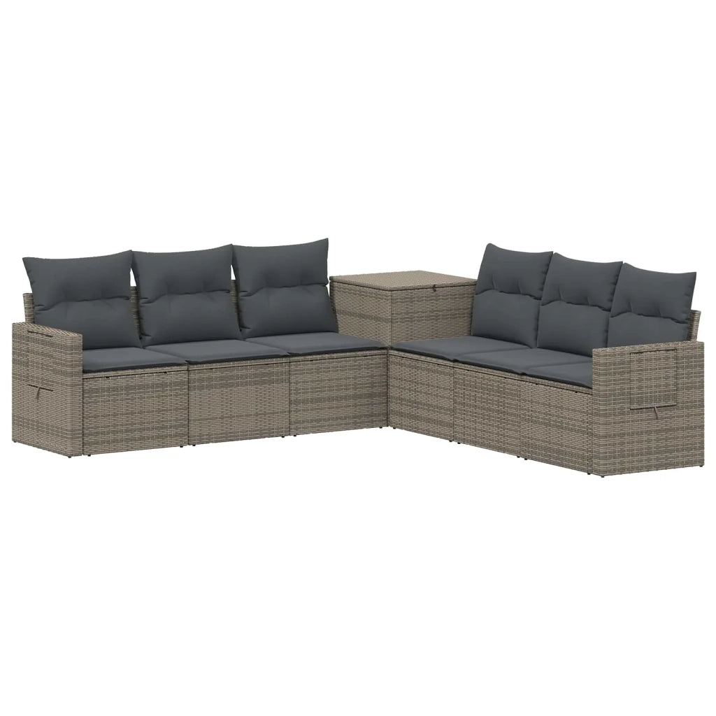 Set di divani 7 pz Grigio e Grigio Scuro 3448804