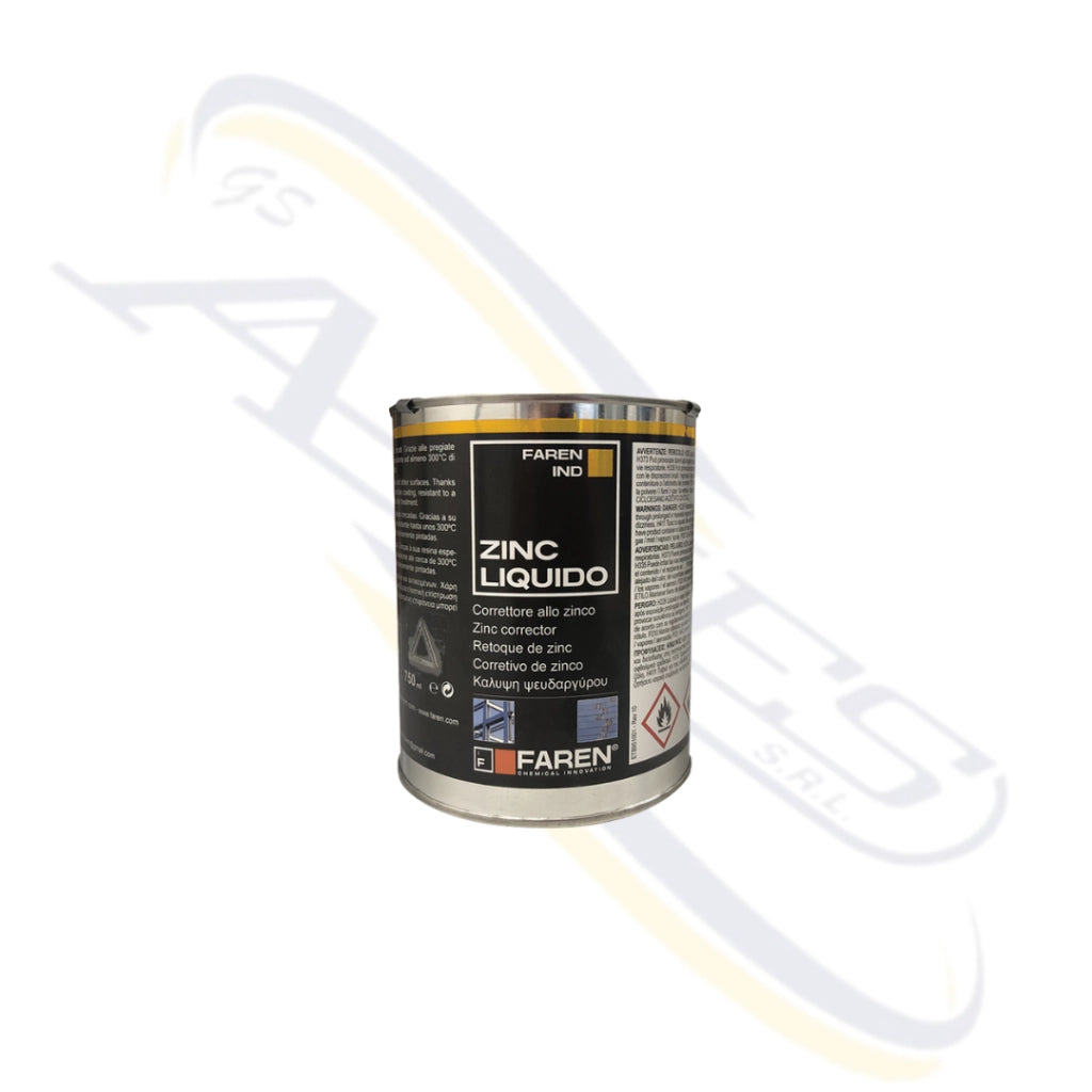 ZINCO LIQUIDO BRILLANTE PRONTO USO "ZINCO L" 750 ML FAREN