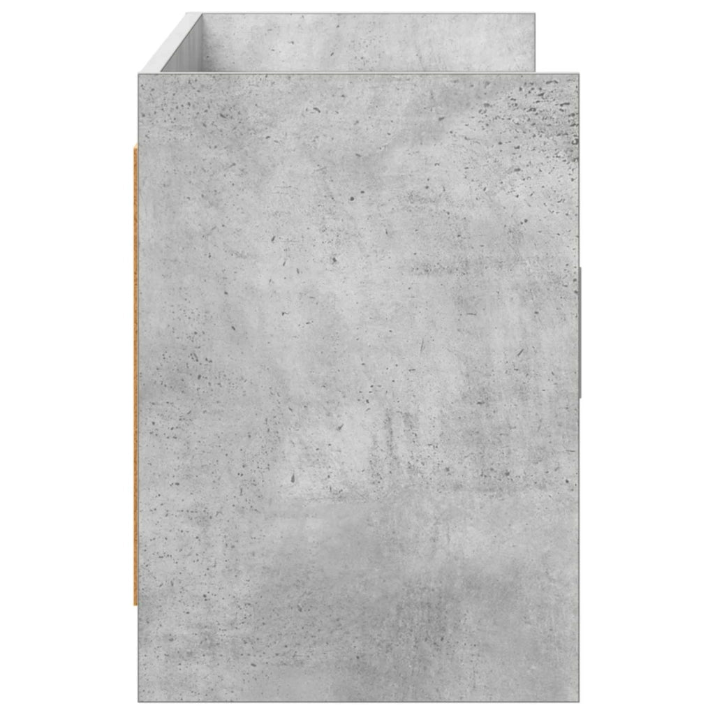 Mobile TV 130 x 33 x 47 cm Grigio Cemento Legno ingegnerizzato 8011198