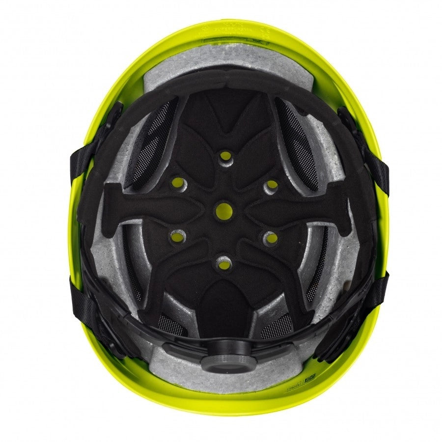 Elmetto Kask Superplasma AQ HI VIZ Giallo – EN 397 – Casco di sicurezza ventilato alta visibilità