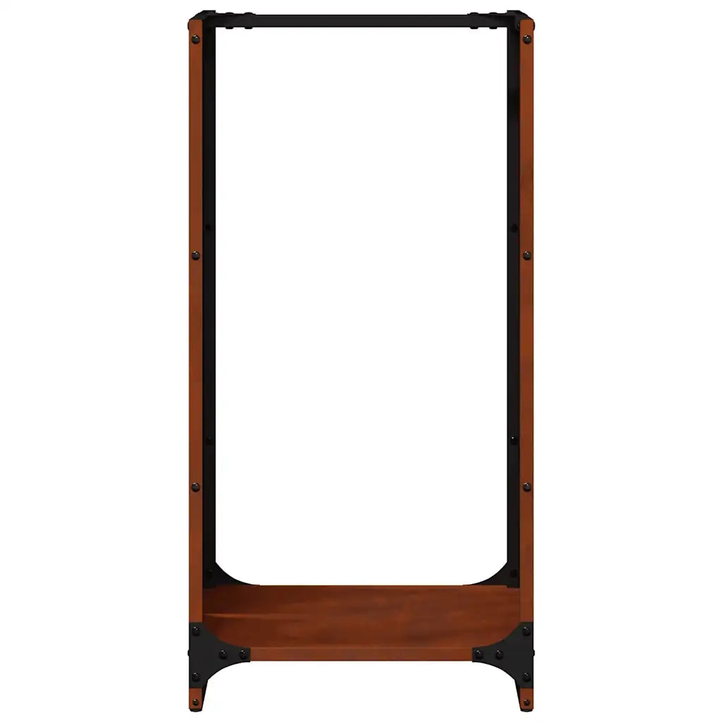 vidaXL Rastrelliera per Legna da Ardere 40x30x80 cm in Acciaio Corten