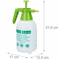 Spruzzatore a Pressione 1,5 Lt Ugello Regolabile in Ottone da Giardino Pesticidi