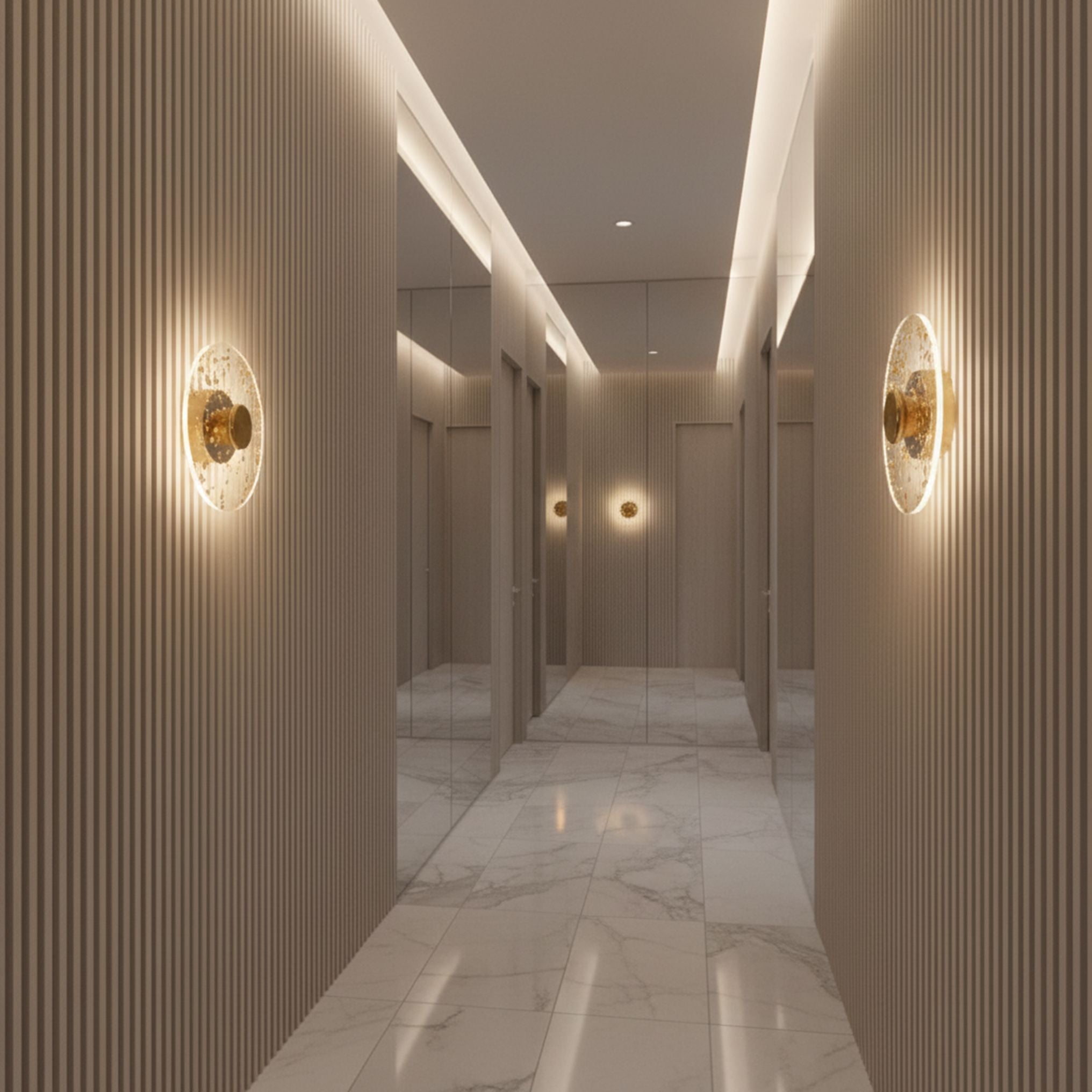 Lampada Da Parete Led App1795-w Brush Gold