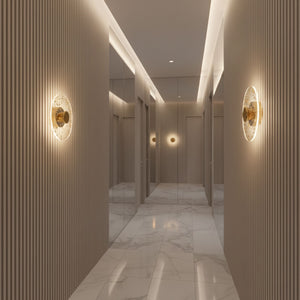 Lampada Da Parete Led App1795-w Brush Gold