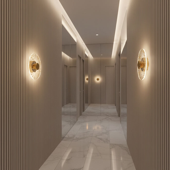 Lampada Da Parete Led App1795-w Brush Gold