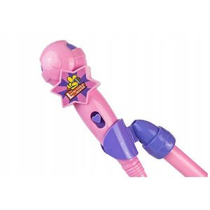 Microfono Karaoke Giocattolo Bambini con Attacco MP3 Smartphone Asta Regolabile