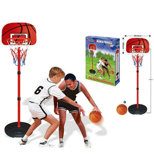 Basket Canestro Piantana Per Bambini Altezza Regolabile Fino 150 Cm Con Pallone