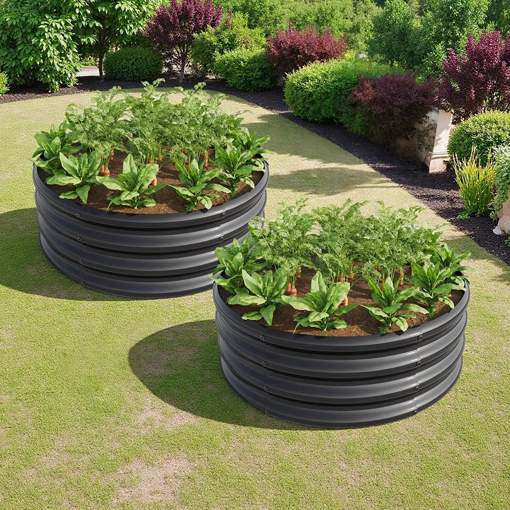 Letto da giardino - Xylo - Galvanizzato 2 pezzi
