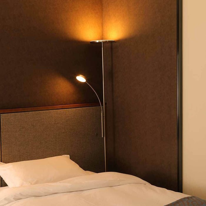 Lampada PIantana da Terra Touch LED 36W 2000Lm 2 Luci Dimmerabile + Telecomando