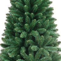 Albero di Natale SLIM Pino dei Sogni Verde Altezza 150 cm Base a Croce 425 Rami