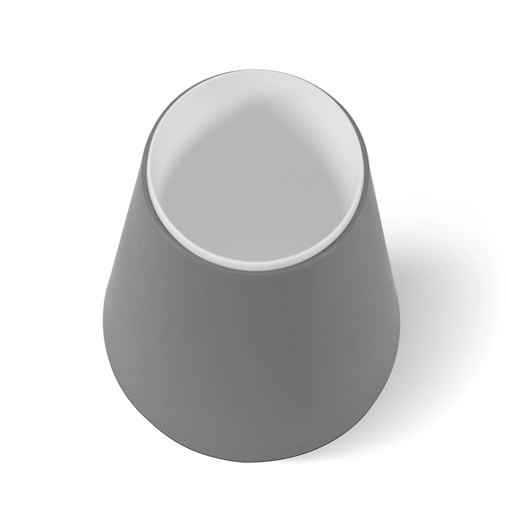 Portascopino wc conico in Plastica grigio da appoggio