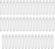 Contenitori di stoccaggio 50 pezzi - Plastica - 12 x 100 mm - Translucidi - Coperchio stampato - Buona tenuta ermetica - Contenitori di stoccaggio