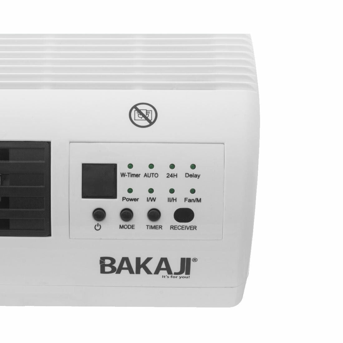 Termoventilatore Ceramico Elettrico a parete Stufa a Muro 2000W con Timer 24H