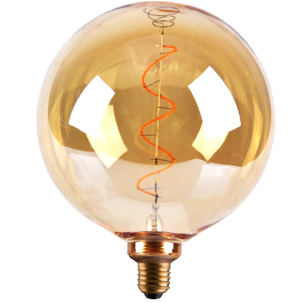 Lampadina LED Filamento G200 Ambra E27 4W 260lm 1800K Polux