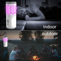 Zanzariera Elettrica Lampada Torcia LED Campeggio Anti Zanzar Batteria Litio USB