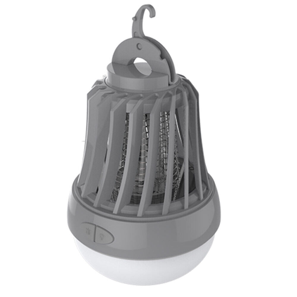 Zanzariera Elettrica Torcia Lampada LED da Campeggio Anti Zanzare Batteria AAA