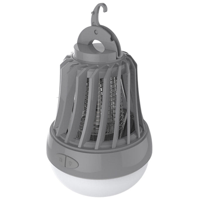 Zanzariera Elettrica Torcia Lampada LED da Campeggio Anti Zanzare Batteria AAA