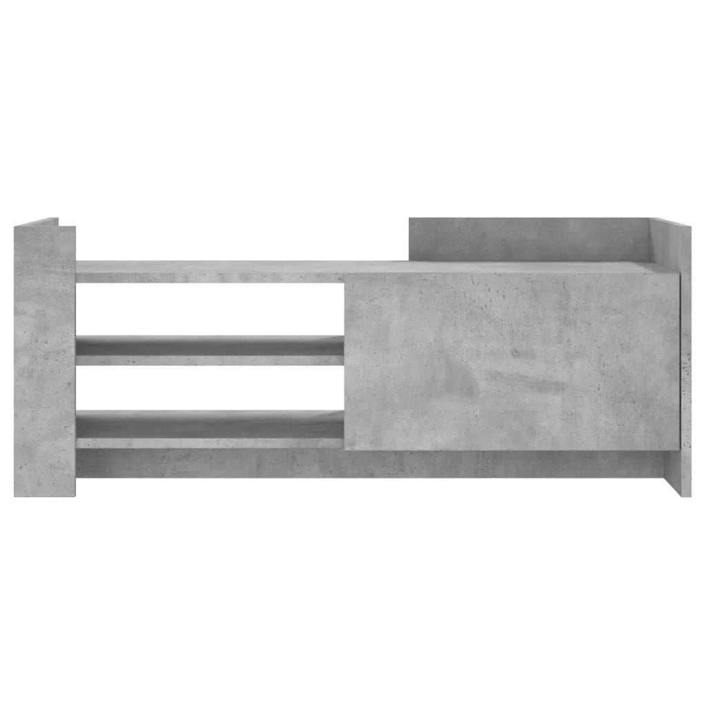 Mobile TV multimediale mensola TV credenza TV per sala da pranzo soggiorno camera da letto 100 x 35 x 40 cm legno ingegnerizzato grigio 02_0025488